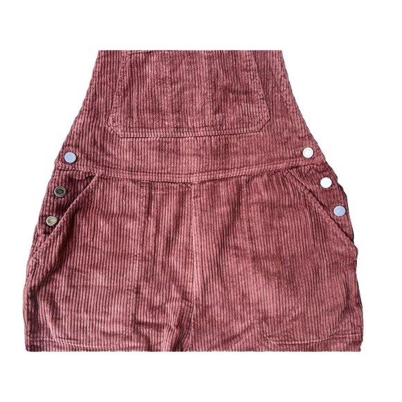 RVCA Women Succession Corduroy Overall Pant Size 28 Espresso AVJNP00160 - Picture 10 of 12